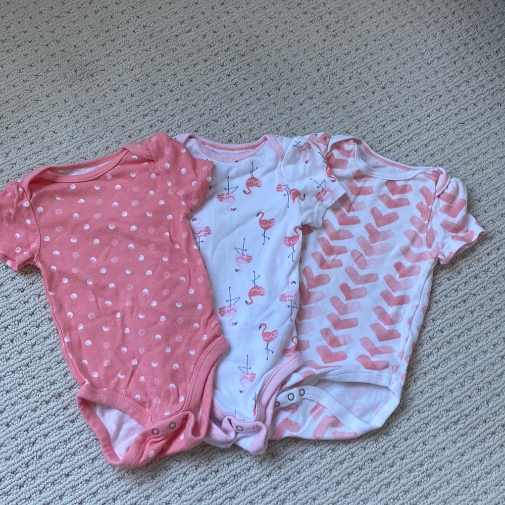 Cloud island 12 months onesies short sleeve